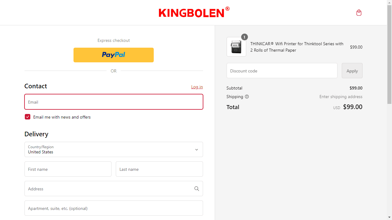 How to apply Kingbolen coupon code